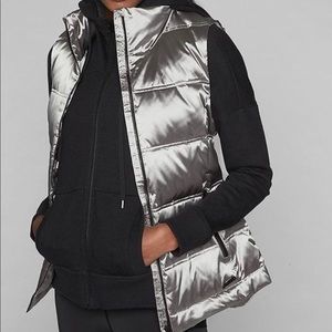 Silver Calvin Klein “Down” vest. Brand NEW!